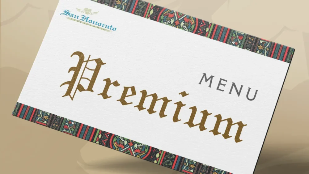 Menu Premium